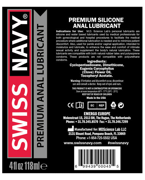 Swiss Navy Premium Silicone Lubricant